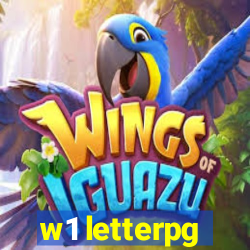 w1 letterpg